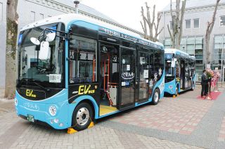EVバス「ぐるりん号」　古河市内、5月上旬から運行