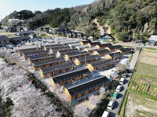 輪島に仮設住宅「熊本モデル」100戸完成へ　木造長屋で丈夫、コミュニティーごとの入居可能