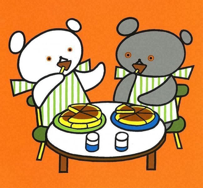 『しろくまちゃんのほっとけーき』(こぐま社)より ©わかやまけん