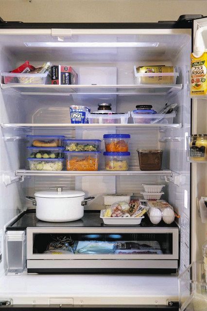 夏のキッチン省エネ カギは冷蔵庫 収納は７割、冷凍庫は詰めて