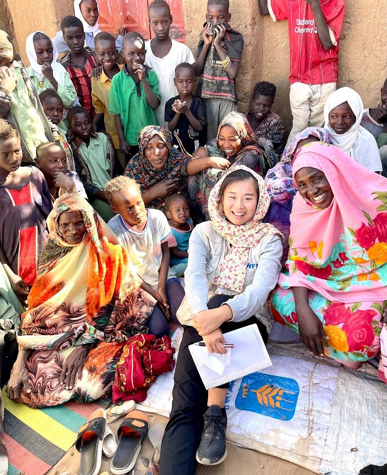 スーダンでは、WFPのプログラム政策官として活躍している並木さん＝本人提供