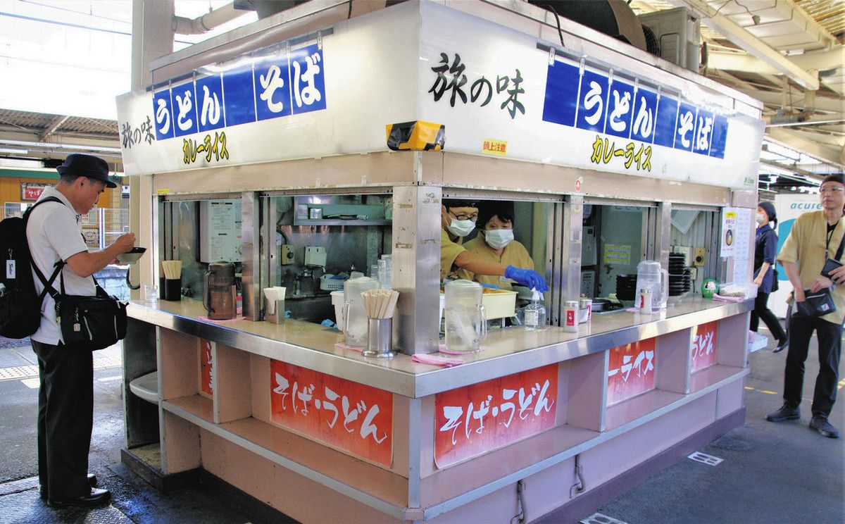 ホームで愛され40年 高崎駅のそば店「旅の味」 6～8日が最後の営業：東京新聞 TOKYO Web