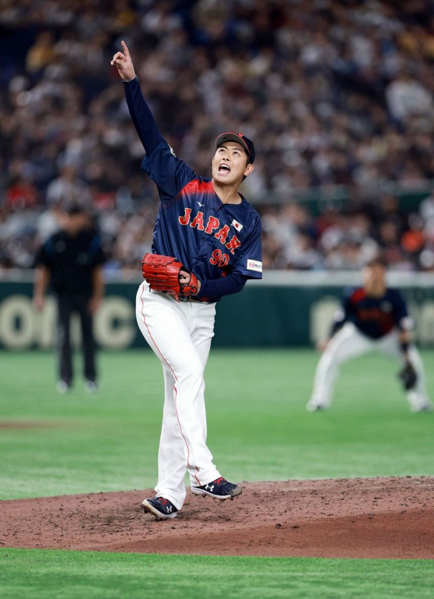 松山晋也　侍ジャパン　ユニフォーム 侍ジャパン 松山晋也、無失点で守護神名乗り！：東京新聞デジタル