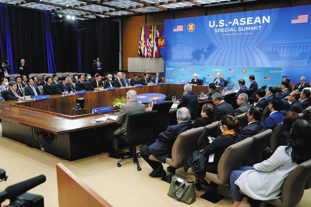 米ワシントンで開かれた米国と東南アジア諸国連合（ASEAN）の特別首脳会議（AP）