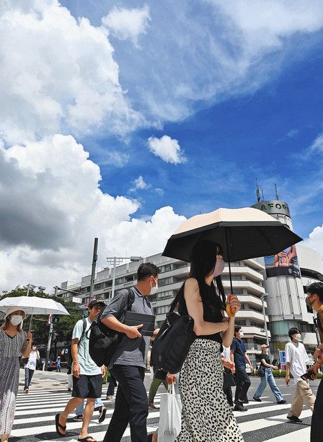 梅雨明け間もなくは、熱中症に厳重警戒を＝１６日、渋谷区で 