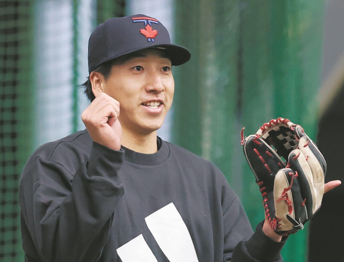巨人・大勢、再びWBCの舞台へ「しっかり調整したい」 大会使用球「握り 