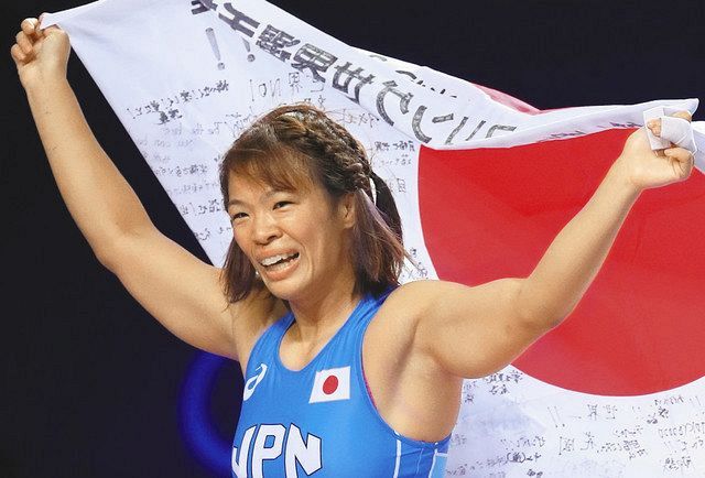 昨年の世界選手権で女子５７キロ級を制した川井梨紗子＝ヌルスルタンで