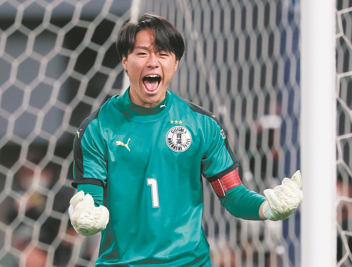 2017年選手権優勝時 前橋育英サッカー GKユニフォーム 前橋育英V 10