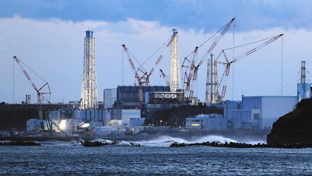 事故から９年を迎えた東京電力福島第一原発。今なお事故処理は続く＝今年３月１１日撮影