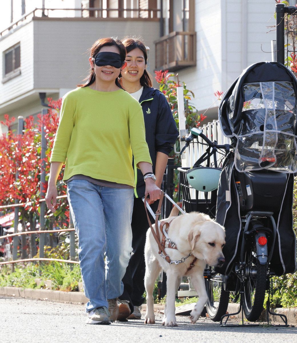盲導犬は大切な仲間 あす国際盲導犬の日 社会の理解 広がって：東京 