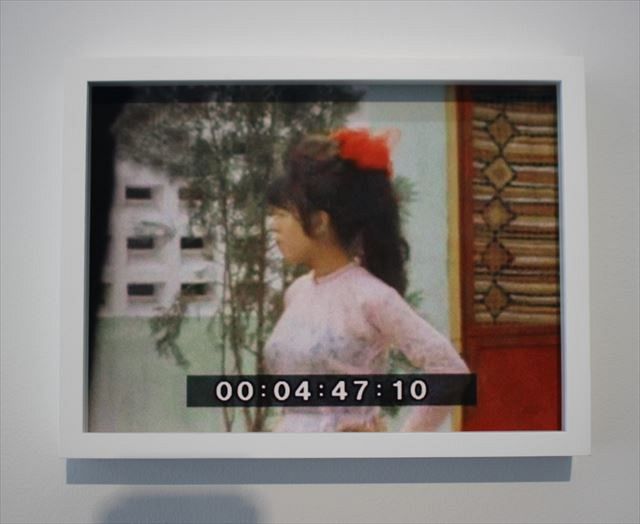 米軍が撮影した映像から切り抜かれたベトナム女性の肖像作品
