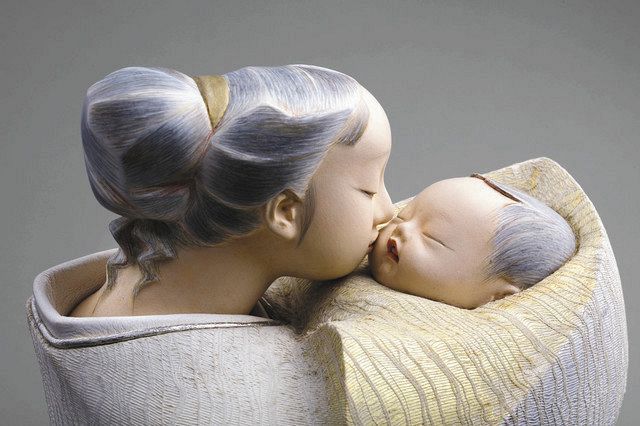 子どもの一瞬 人形に 岩槻の博物館特別展で32点 平田郷陽、野口光彦