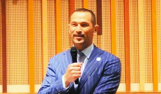 沼津市制100周年 記念式典に540人 室伏広治スポーツ庁長官の講演も