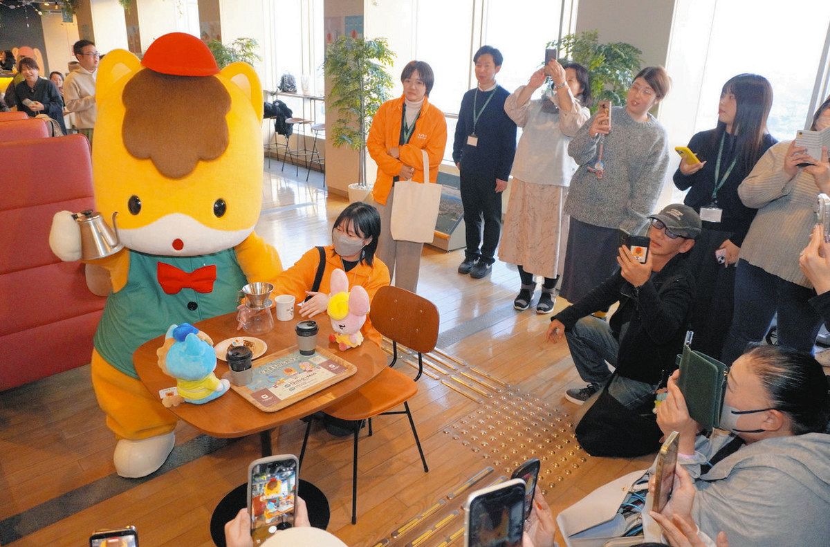 ぐんまちゃんカフェ、群馬県庁32階に開業 人気にあやかり魅力発信