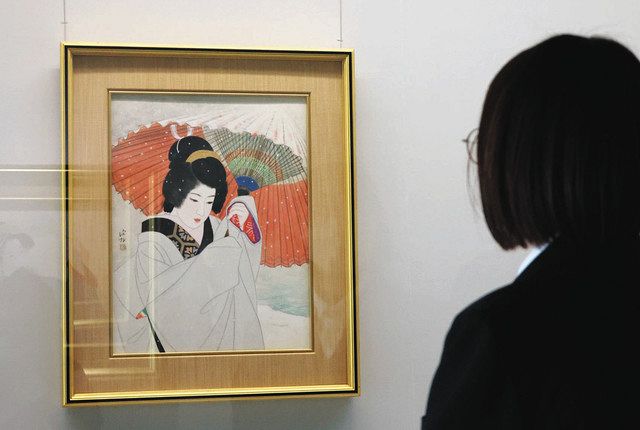 伊東深水の麗しき美人画 きょうから筑西の美術館で32点展示：東京新聞