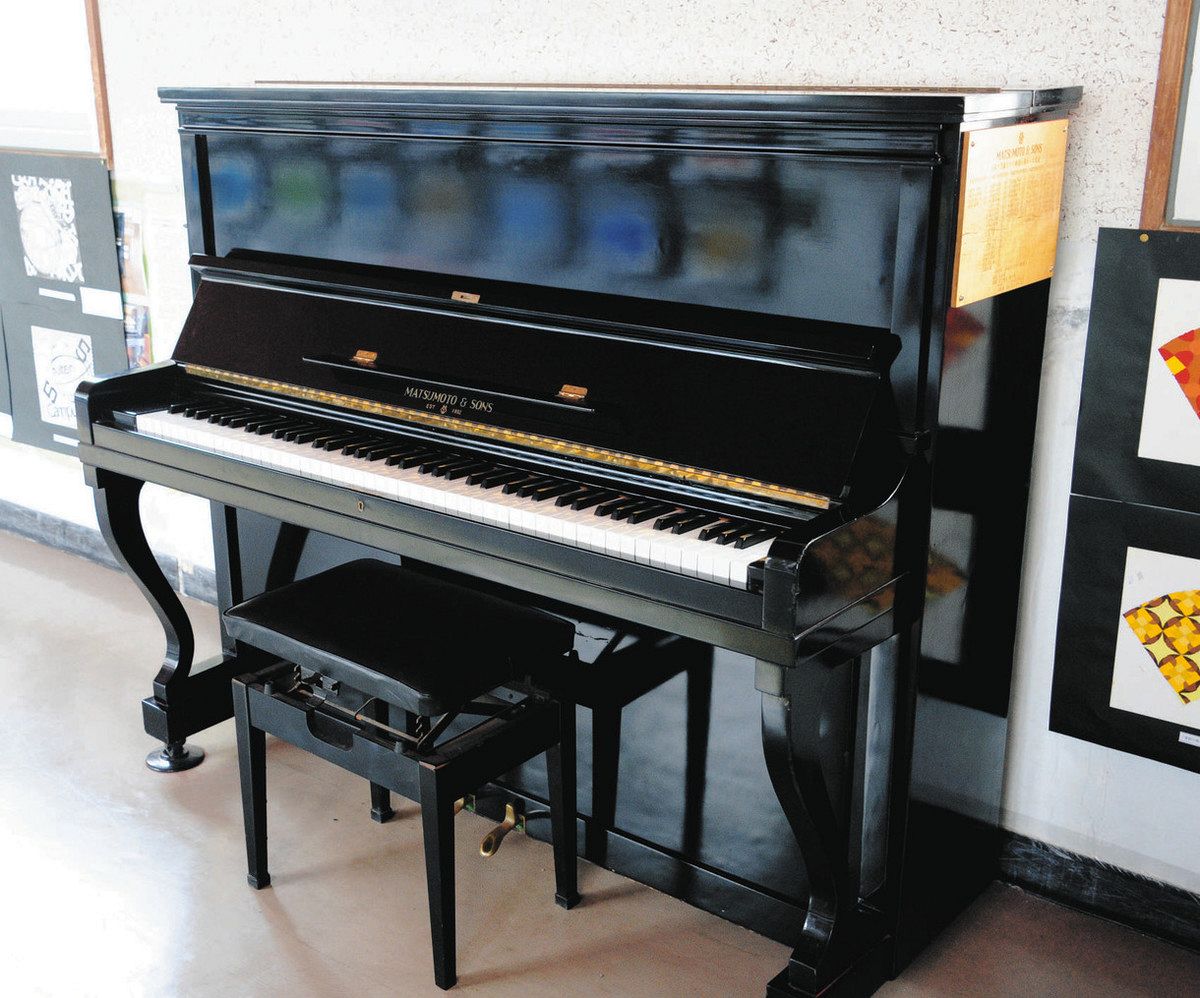 松本ピアノの優美な音色、中学生が修復 君津が生んだ文化資産 来月15日