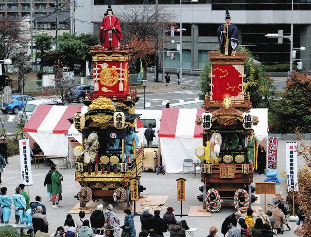 川越市、市制100周年祝う はしご乗り、ビデオレターや山車実演も：東京