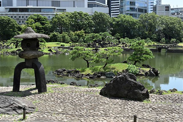 東京 日帰り 観光 穴場 冬 旧芝離宮恩賜庭園