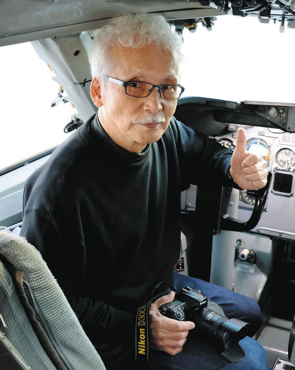 ジャンボの勇姿57点を一堂に 航空科学博物館で写真家・青木さん作品展