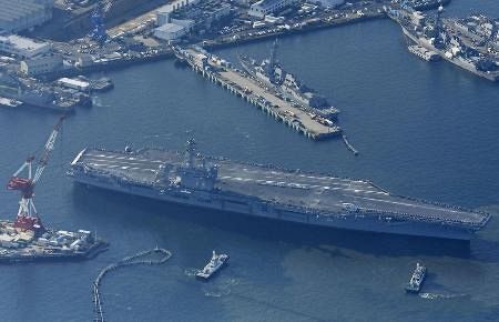 米空母Gワシントン25日出港 2度目の配備以降で初：東京新聞
