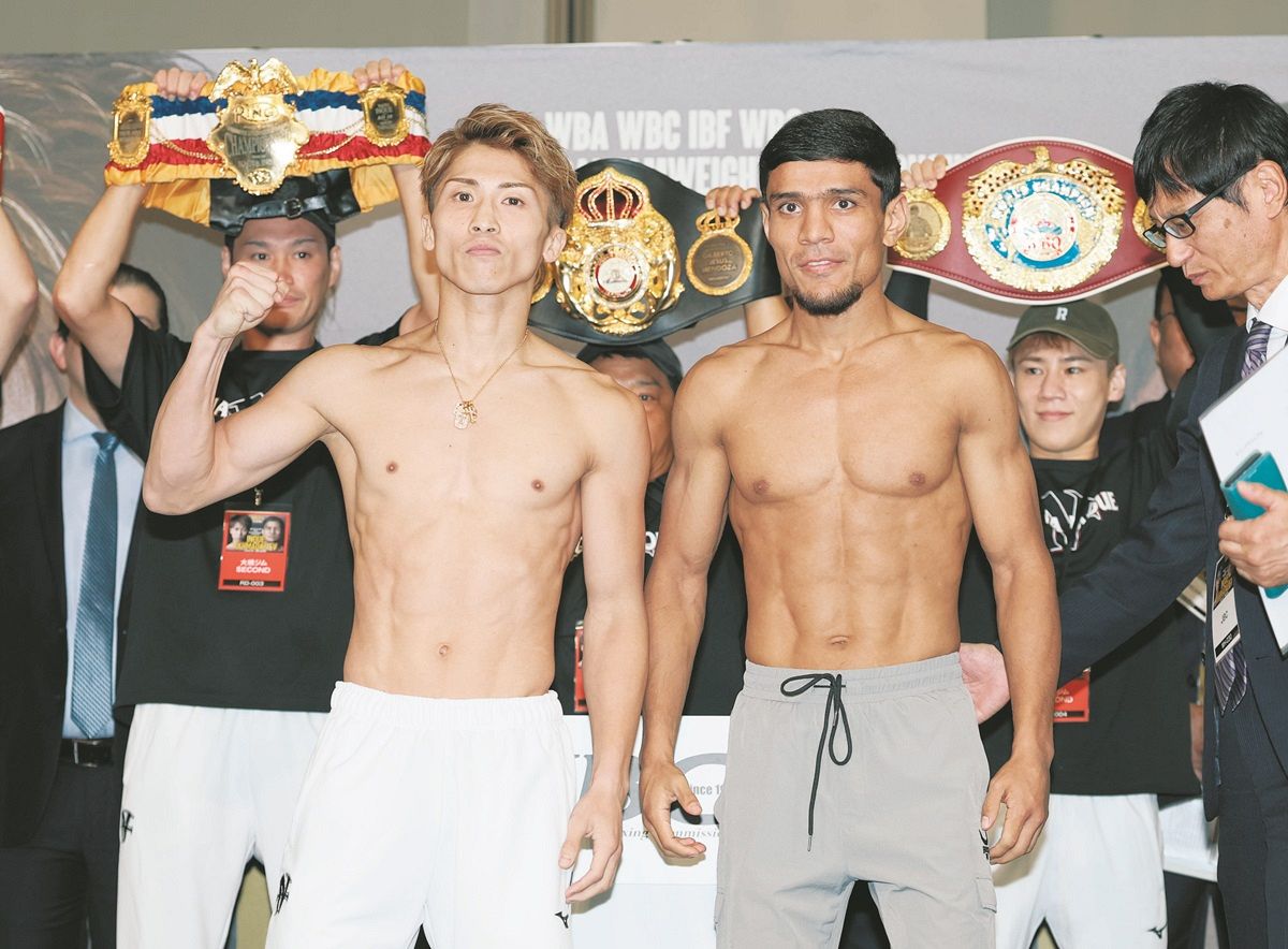 井上尚弥「自分に期待」 ルイスやメイウェザーに並ぶ世界戦26連勝へ充実感 14日アフマダリエフ戦前計量：東京新聞デジタル