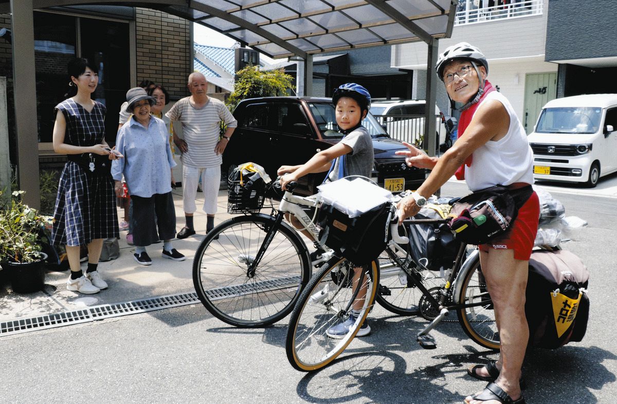 80歳チャリダー、48回目の真夏の大冒険 今回は小学生5人と山岳ルート