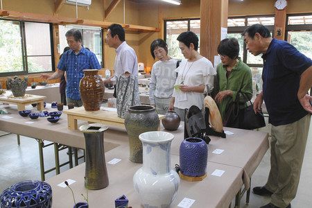 自性寺焼 里秋窯 花瓶 花器 現代の名工 青木昇 bsartgallery.pt