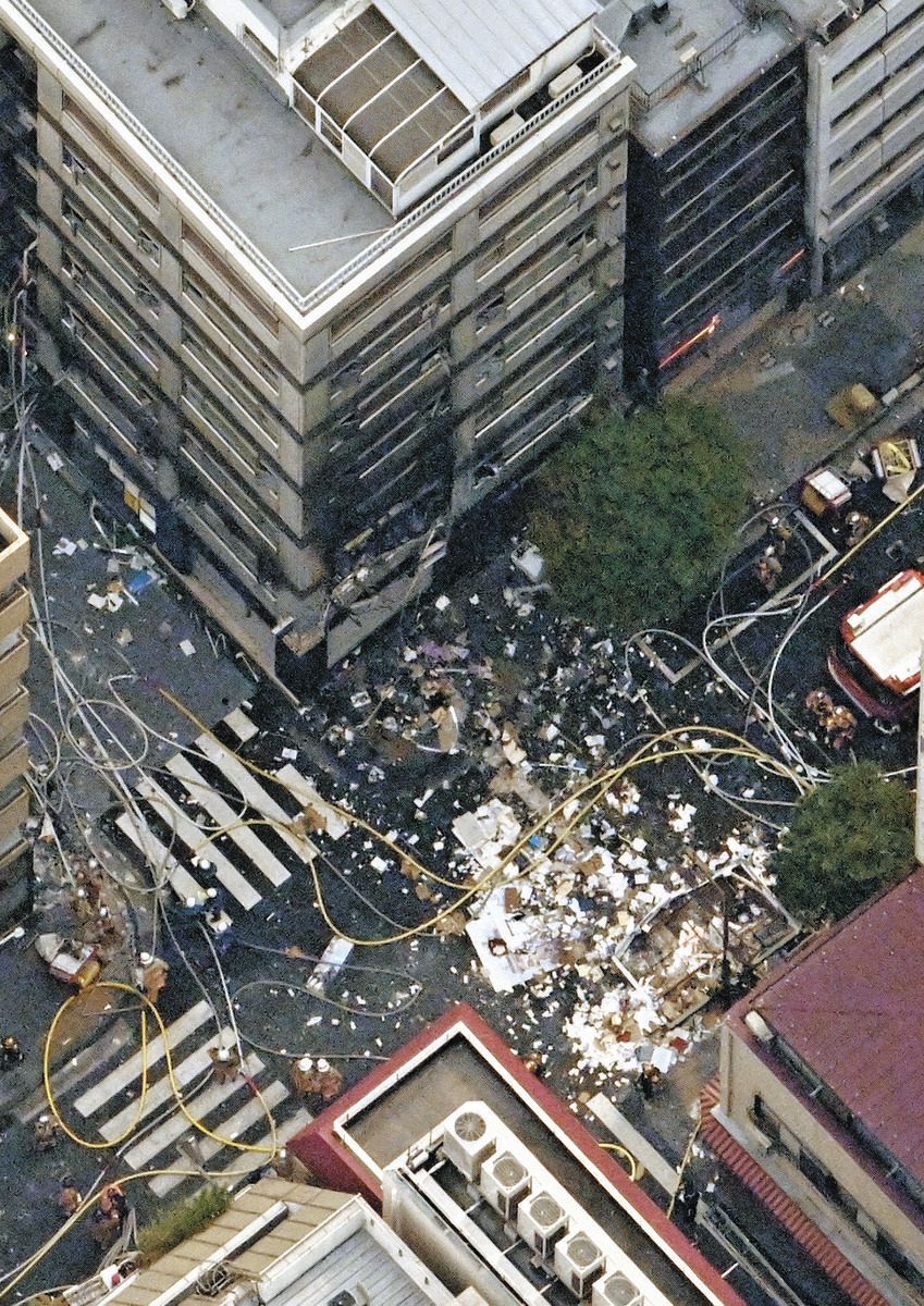 新橋 ビル 爆発