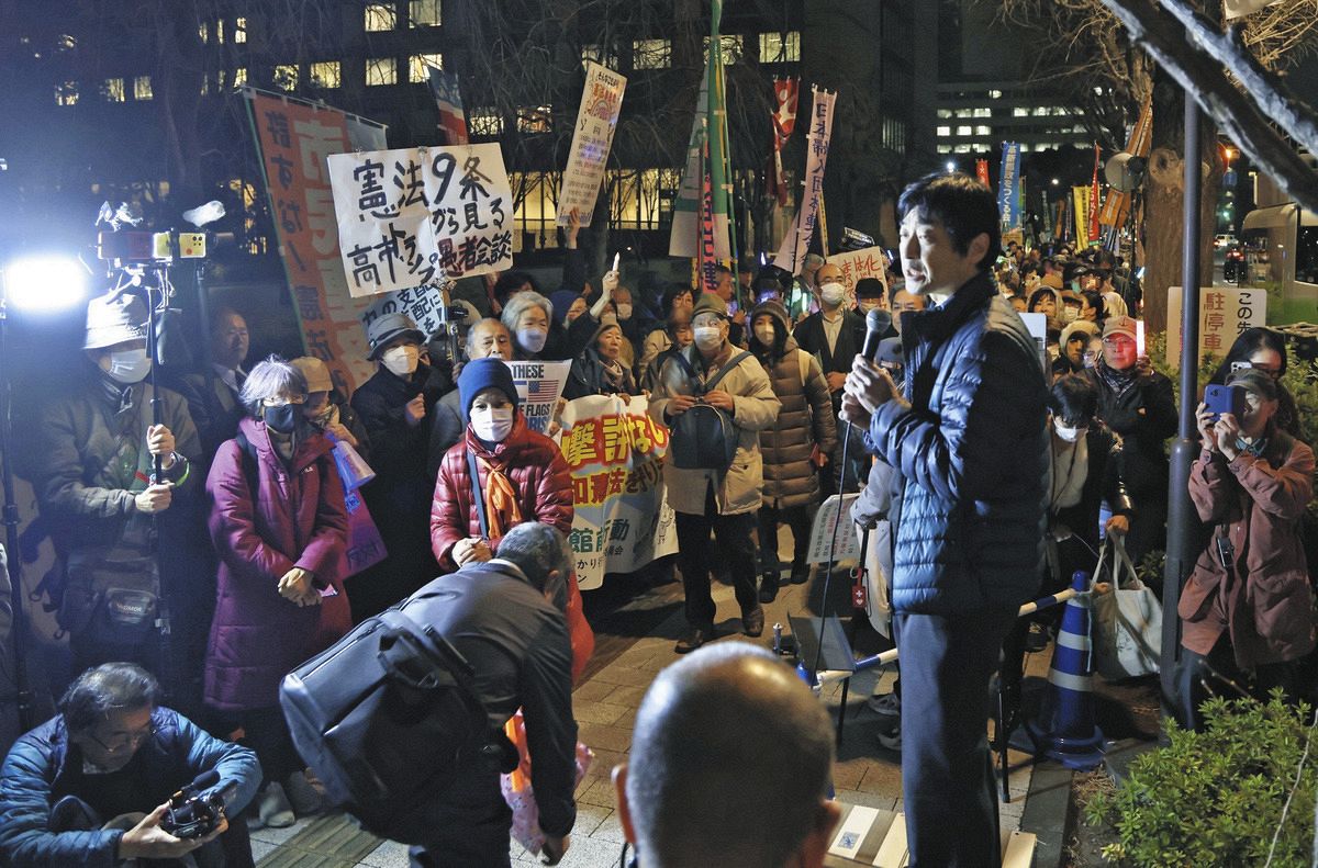 「イラン攻撃許さない」「子供や市民を殺して良い理由なんてない」…永田町の国会周辺で市民が抗議デモ：東京新聞デジタル