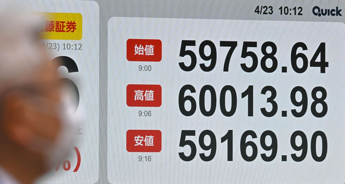 日経平均株価が一時「初の6万円台」…この株価と中東情勢との関係は