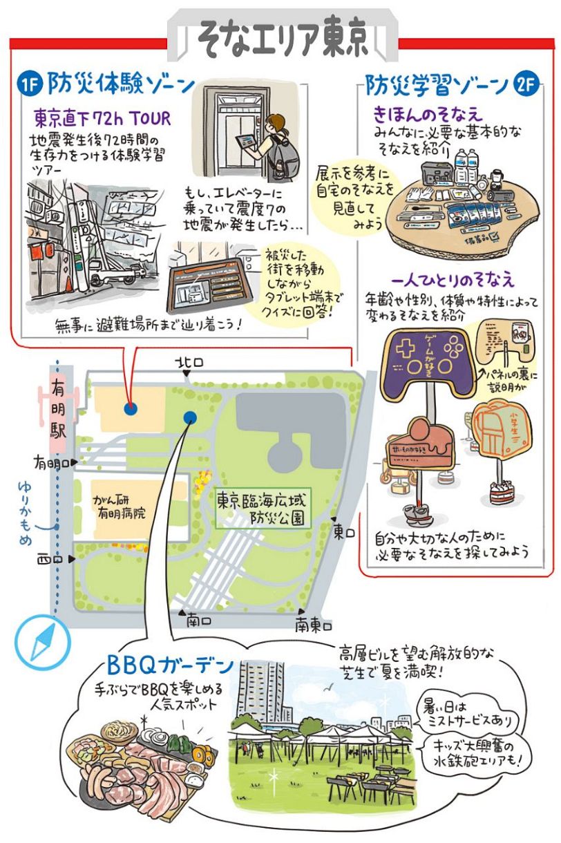 防災 体験 学習 施設 そ な エリア 東京