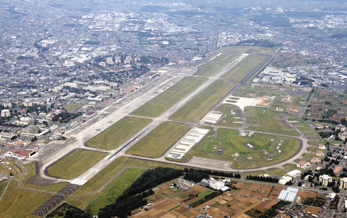 米軍横田基地＝2023年撮影