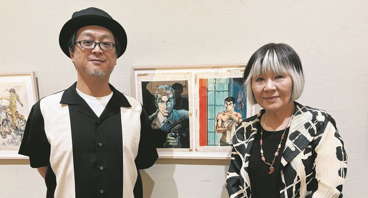 里中満智子さん「原画ならではの楽しみがある」 さいとう・たかを展
