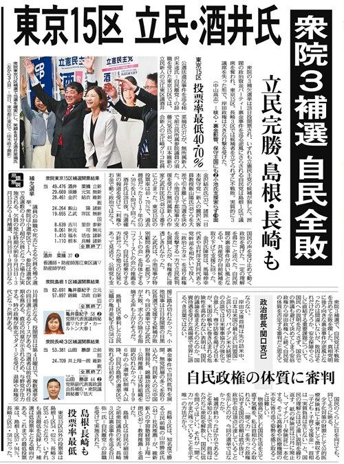 2024年6月の推し記事・朝刊1面トップ記事3選：東京新聞デジタル