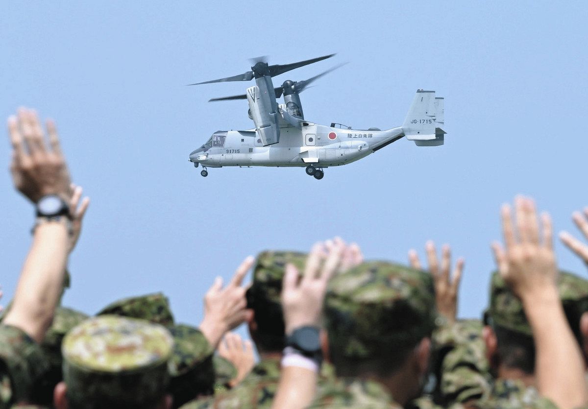 オスプレイ配備終了 木更津に5年 市の協力に感謝状：東京新聞デジタル