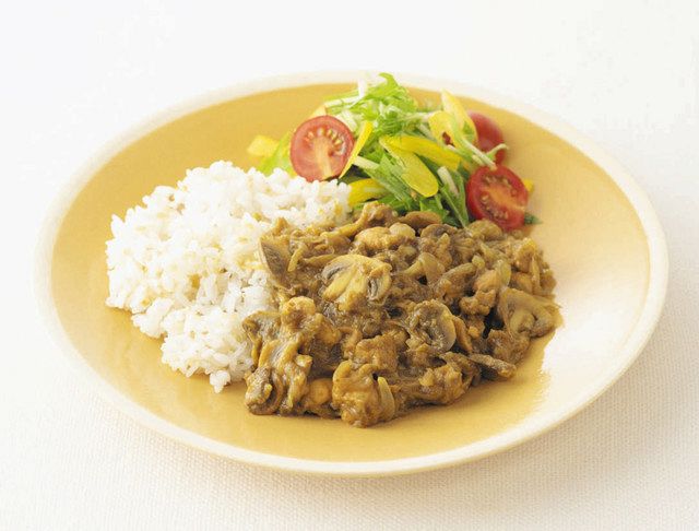 なすとたまねぎのとろとろカレープレート＝ベターホーム協会提供