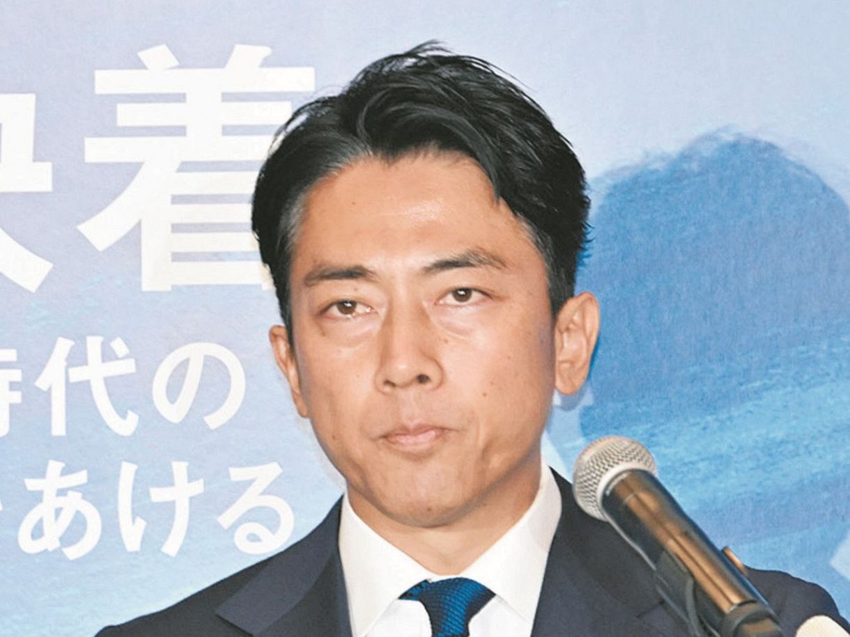 小泉進次郎元環境相＝6日、中村千春撮影