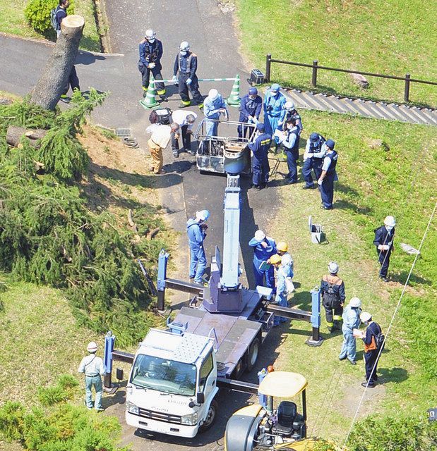 高圧線接触 作業員2人が死亡 横浜のゴルフ場 東京新聞 Tokyo Web