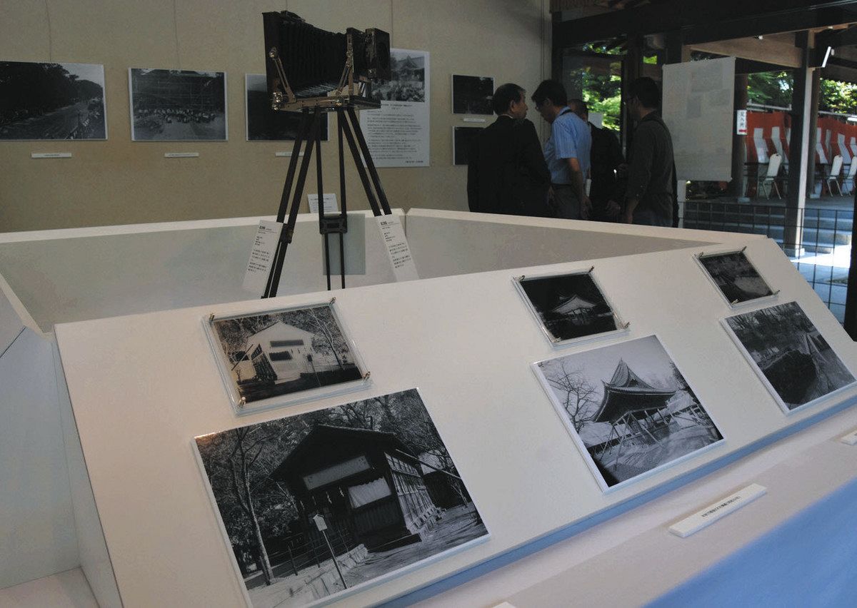 1930年「北伊豆地震」で何が… 静岡・三嶋大社、社務所ロビーでガラス