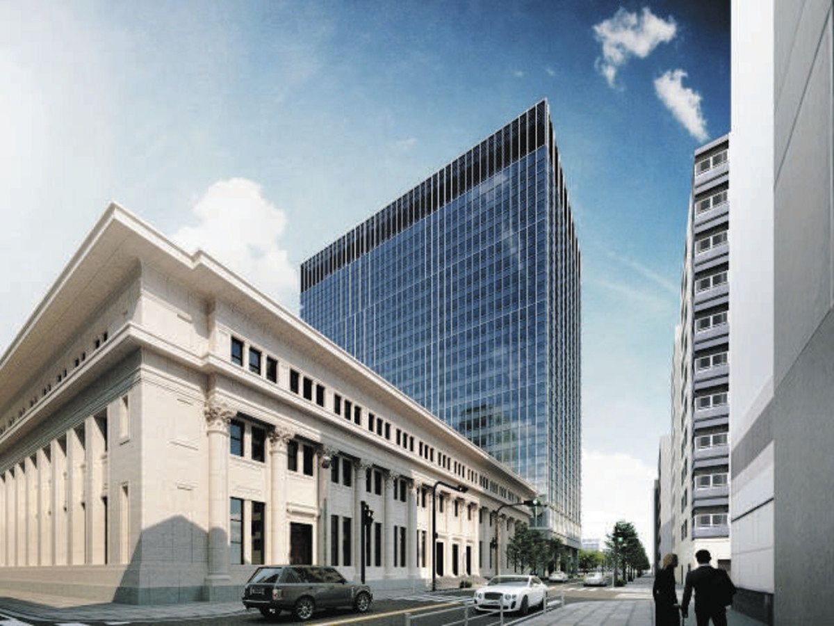 横浜郵船ビルと調和 オフィスビル着工 歴史的景観生かす：東京新聞デジタル