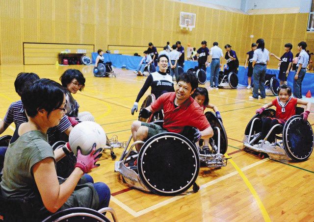 昨年の体験会の様子＝千葉市中央区の千葉ポートアリーナで（吉野義昭さん提供） 