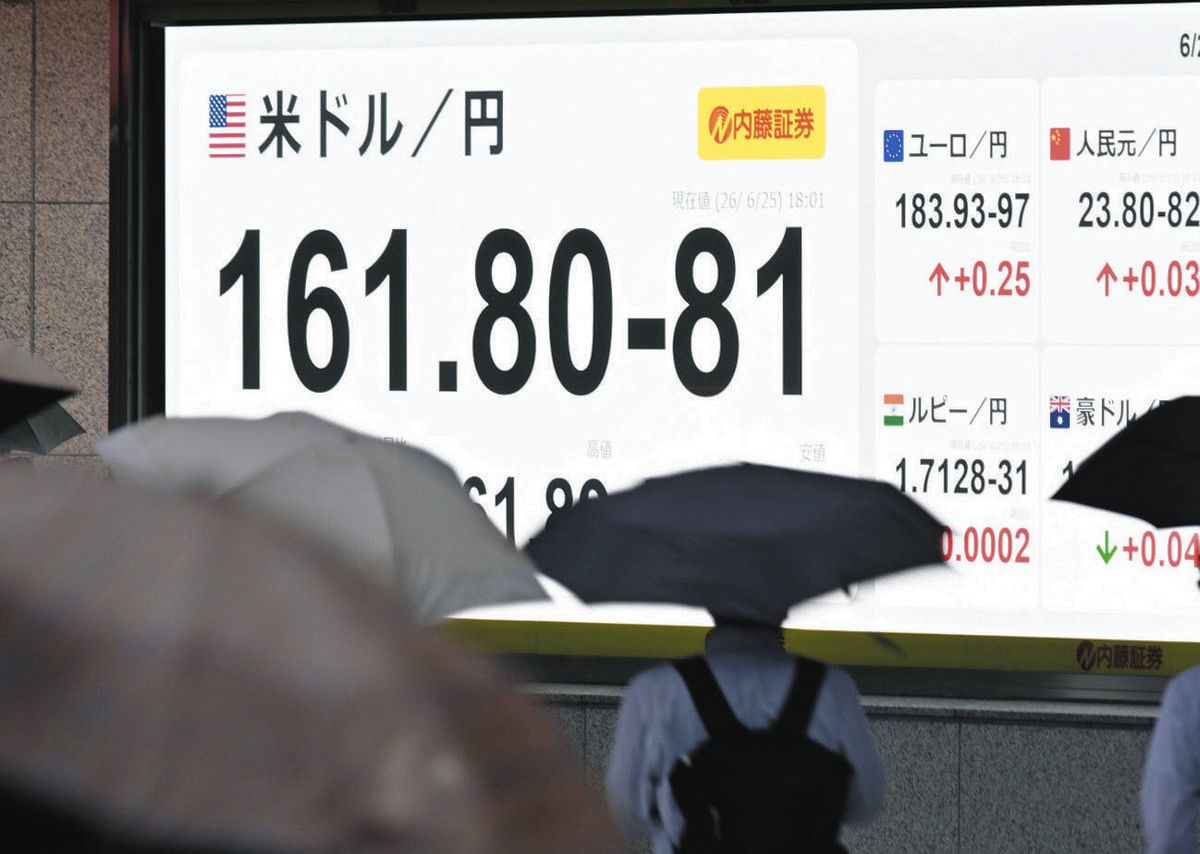 ドル円39年ぶり162円台迫る 為替介入効果サッパリ 高市首相の「本気