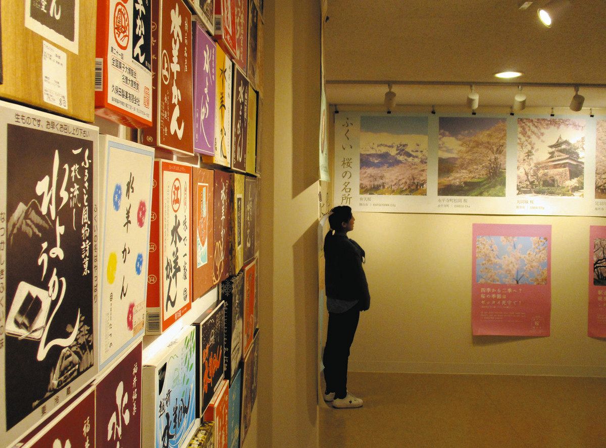 行きたくなってまう福井」 千代田で春の観光PR 「桜まつり」ポスター