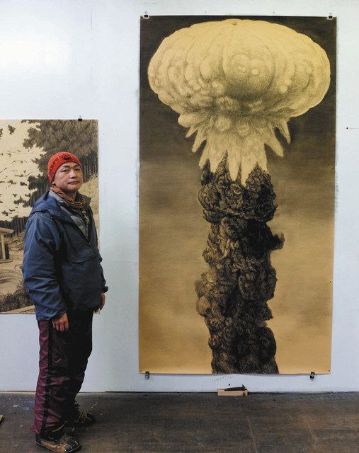 反核訴える絵画完成 桐生の美術家・金原寿浩さん ウクライナ侵攻も影響