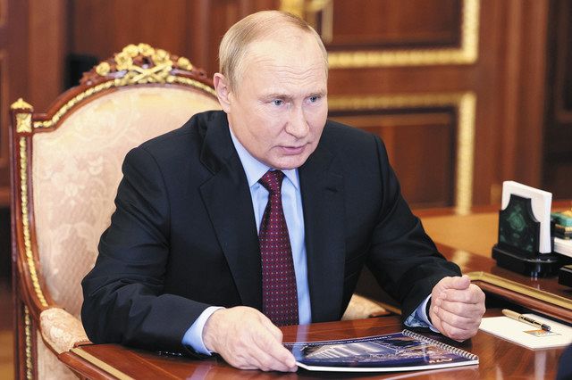 ロシアのプーチン大統領（AP）