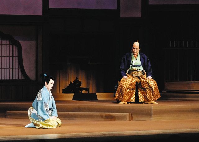 「信康」の(左から)市川染五郎、松本白鸚 ©松竹