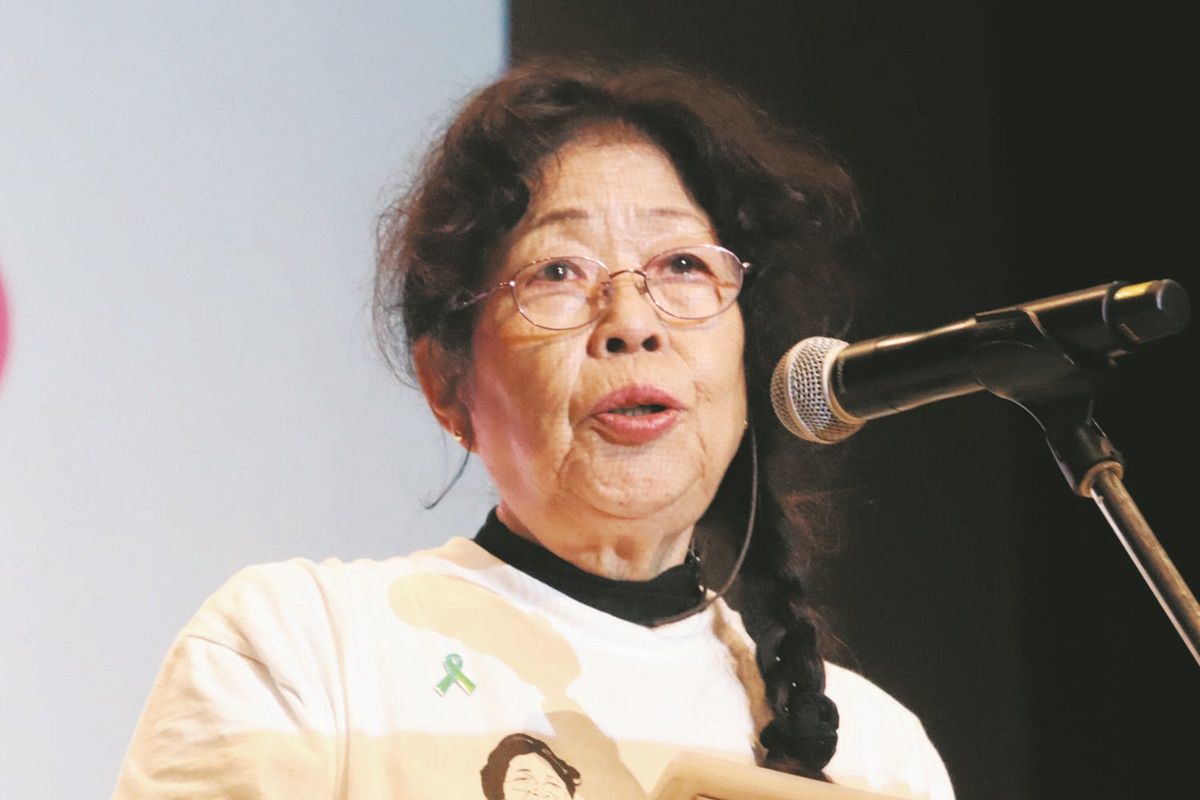冤罪を訴え続けて夫は亡くなった…「狭山事件」の再審を求める集会 石川