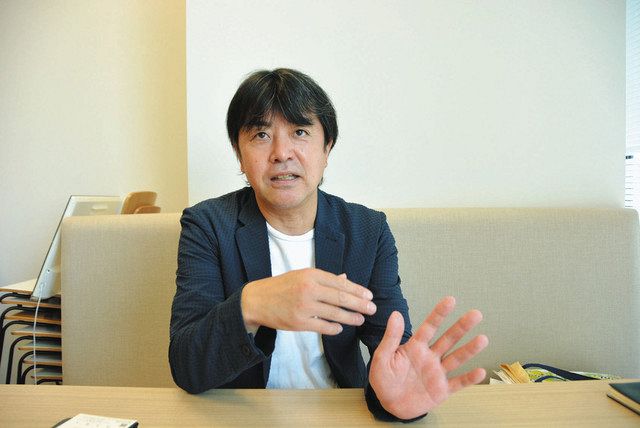 コロナ禍での厳しい経験を話す富士国際旅行社の太田正一社長＝横浜市中区で