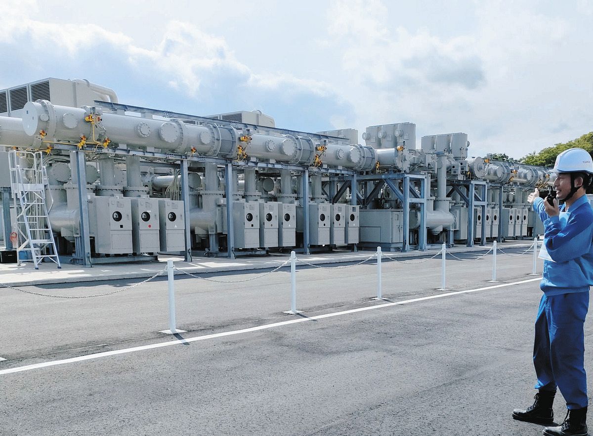 データセンター向けの電力需要増加に対応するため千葉県印西市で稼働予定の超高圧変電所
