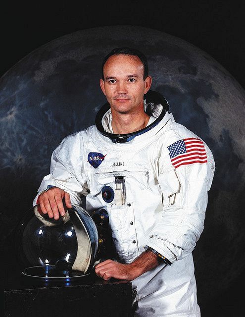 米宇宙船アポロ１１号の宇宙飛行士、マイケル・コリンズさん＝１９６９年７月、米航空宇宙局提供、ロイター・共同